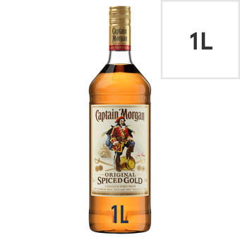Tesco Captain Morgan Original Spiced Gold 1 Litre offer