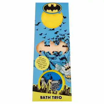 Tesco Batman Bath Trio Gift Set offer