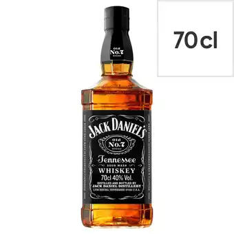Tesco Jack Daniel's Tennessee Whiskey 70Cl offer