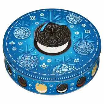 Tesco Oreo Assortment Christmas Biscuits Tin 396G offer