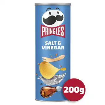 Tesco Pringles Salt & Vinegar Crisps 200G offer