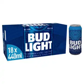Asda Bud Light Lager Beer Cans offer
