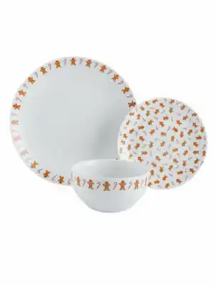 Asda George Home Gingerbread Dinner Set offer