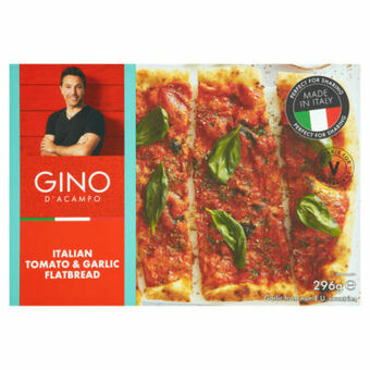 Asda Gino D'Acampo Italian Tomato & Garlic Flatbread offer