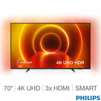 Costco Philips 70PUS7805/12 70 Inch 4K Ultra HD Smart Ambilight TV offer