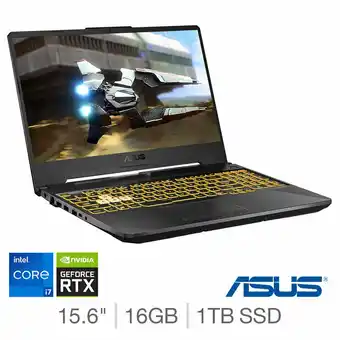 Costco ASUS TUF, Intel Core i7, 16GB RAM, 1TB SSD, NVIDIA GeForce RTX 3060, 15.6 Inch Gaming Laptop, FX506HM-HN014T offer
