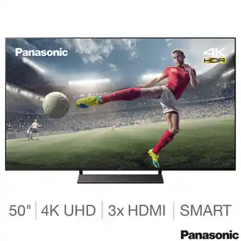 Costco Panasonic TX-50JX850BZ 50 Inch 4K Ultra HD Smart TV offer