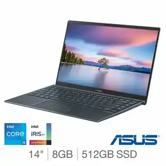 Costco ASUS ZenBook, Intel Core i5, 8GB RAM, 512GB SSD, 14 Inch Laptop, UX425EA-KI462T offer