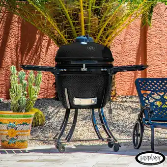 Costco Louisiana Grills 24" (60 cm) Ceramic Kamado Charcoal Barbecue in 3 Colours + Cover offer