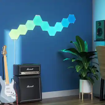 Costco Nanoleaf Smart Light Shapes Hexagons Starter Kit - 12 Panels offer