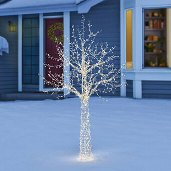Costco 7ft (2.1m) Indoor / Outdoor Twinkle Christmas Tree Of Lights With 1,600 LEDs offer