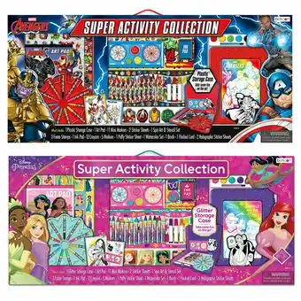 Costco Disney Princess or Marvel Avengers Super Activity Set (3+ Years) offer