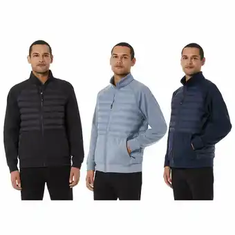 Costco 32 Degrees Men's Mixed Media Hooded Jacket in 3 Colours and 4 Sizes offer