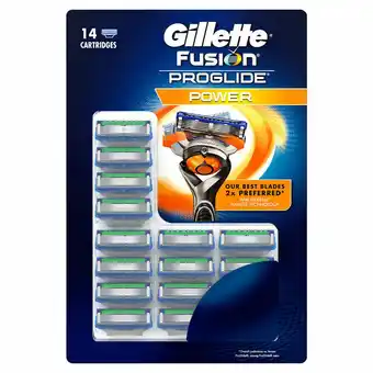 Costco Gillette Fusion ProGlide Power Razor Blades, 14 Pack offer