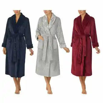 Costco Carole Hochman Women's Plush Robe in 3 Colours and 4 Sizes offer
