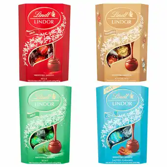 Costco Lindt Lindor Chocolate Truffles in 4 Varieties, 4 x 200g offer