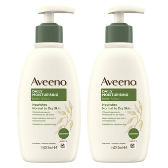 Costco Aveeno Daily Moisturising Body Lotion, 2 x 500ml offer