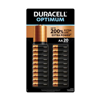 Costco Duracell Optimum AA Batteries - 20 Pack offer