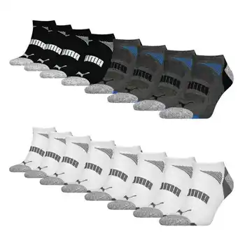 Costco Puma No Show Men's Socks, 8 Pack in 2 Colours and 2 Sizes offer