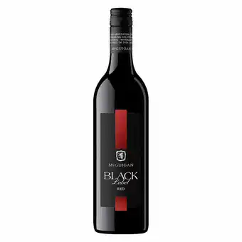 Costco McGuigan Black Label Red Wine, 75cl offer