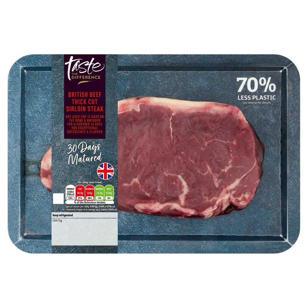 Sainsbury's 30 Days Matured British Beef Thick Cut Sirloin Steak, Taste