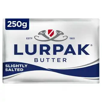 Sainsbury's Lurpak Butter, Slightly Salted 250g offer
