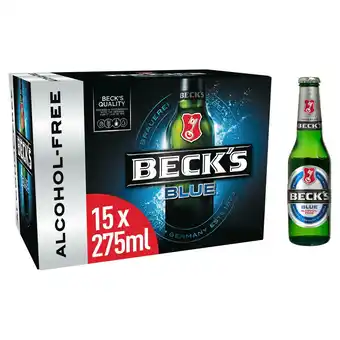 Sainsbury's Beck's Blue Alcohol Free Lager 15x275ml offer