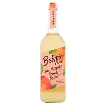 Sainsbury's Belvoir Farm Non-Alcoholic Peach Bellini 750ml offer