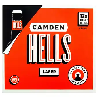 Sainsbury's Camden Hells Lager 12 x 330ml offer