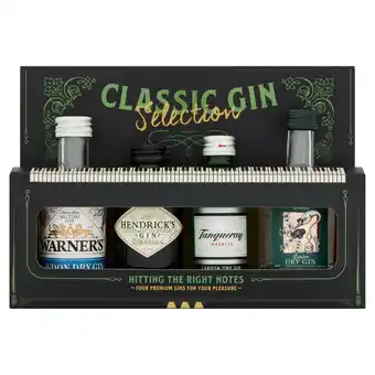 Sainsbury's Classic Gin Selection 4x5cl offer
