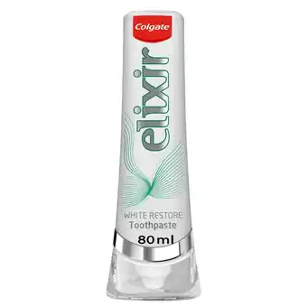 Sainsbury's Colgate Elixir White Restore Toothpaste 80ml offer