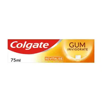Sainsbury's Colgate Gum Invigorate Revitalise Toothpaste 75ml offer
