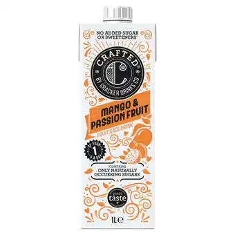 Sainsbury's Crafted Mango & Passion Fruit No Added Sugar Juice Drink 1L offer
