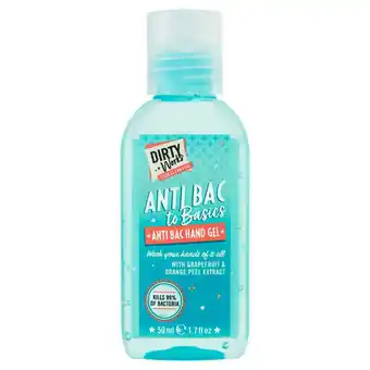 Sainsbury's Dirty Works Anti Bacterial Hand Gel 50ml offer