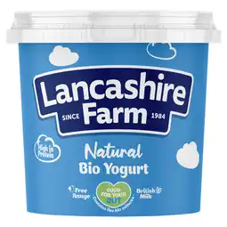 Iceland Lancashire Farm Natural Bio Yogurt 1kg offer