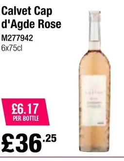 Booker Wholesale Calvet Cap d'Agde Rose offer