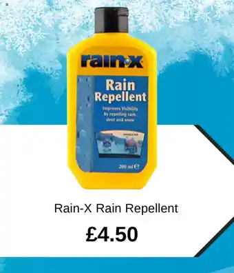 Asda Rain-X Rain Repellent offer