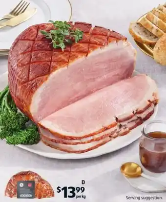 Aldi Scored and Roasted Leg Ham offer