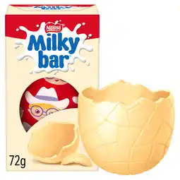 Iceland Milkybar White Chocolate Small Easter Egg 72g offer