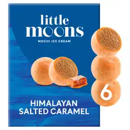 Asda Little Moons Himalayan Salted Caramel Mochi Ice Cream 6 x 32g (192g) offer