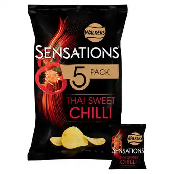 Asda Sensations Thai Sweet Chilli Multipack Crisps 5x25g offer