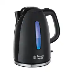 Asda Russell Hobbs Textures Plus Kettle Black offer