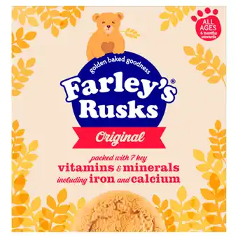 Asda Heinz Original Farley's Rusks 6+ Months offer