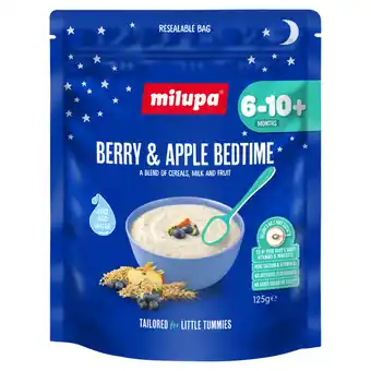 Asda Milupa Berry & Apple Bedtime 6-10+ Months 125g offer