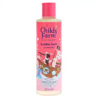 Asda Childs Farm Raspberry Bubble Bath 250ml offer