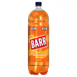 Iceland Barr Orangeade Soft Drink 2L Bottle offer