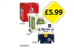 Londis Madri, Stella Artois, Corona Extra offer