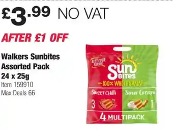 Costco Walkers Sunbites Assorted Pack offer