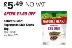 Costco Nature's Heart Superfoods Chia Seeds offer