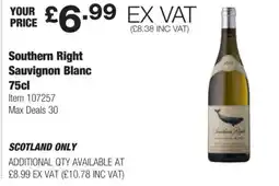 Costco Southern Right Sauvignon Blanc offer